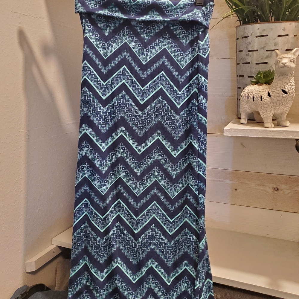 Maxi dress Size Small blue‎ teal